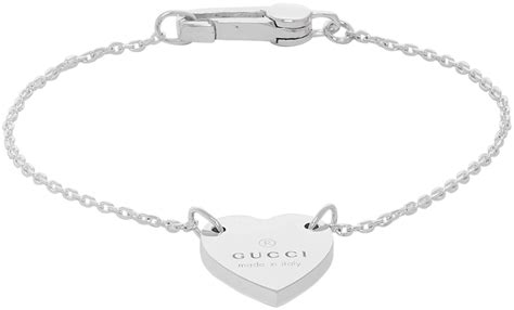 gucci trademark bracelet|gucci heart bracelet with trademark.